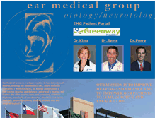 Tablet Screenshot of earmedicalgroup.com